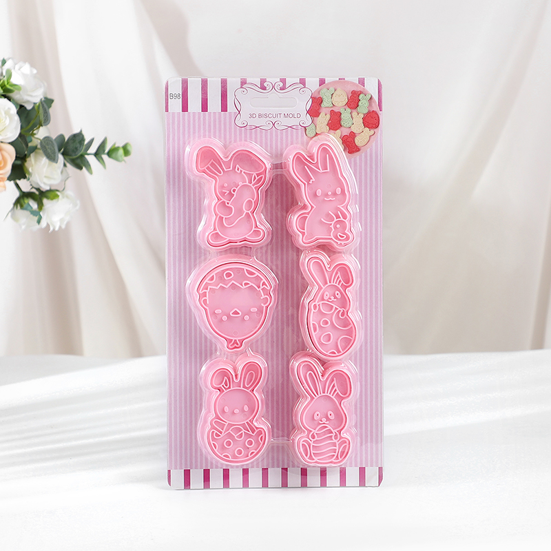 6 stks/set Paashaas Cookie Cut - Kitchen Baking Cookies recensie en prijs