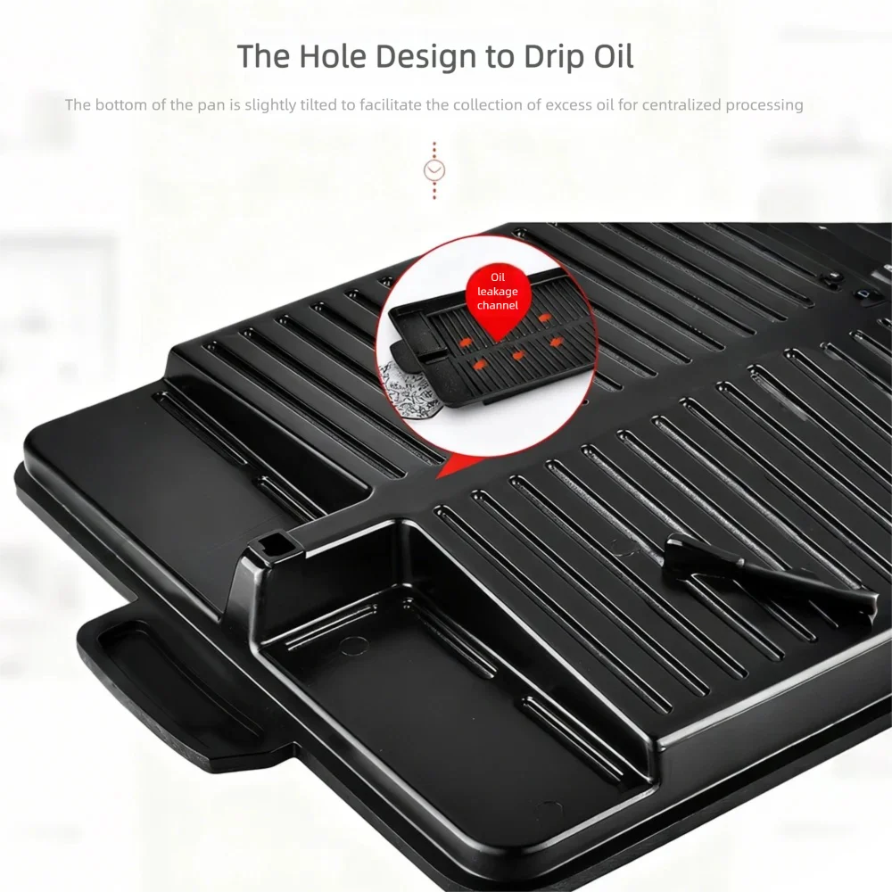 Koreaanse grillpan voor binnen - Kitchen Baking Tray Organiser recensie en prijs