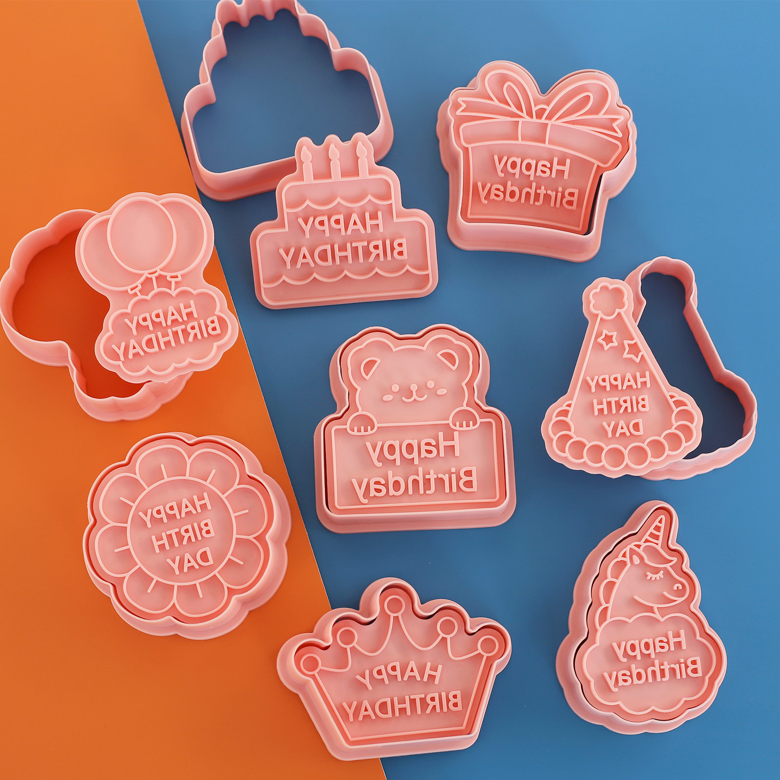 8 stks Gelukkige Verjaardag Co - Kitchen Baking Cookies recensie en prijs