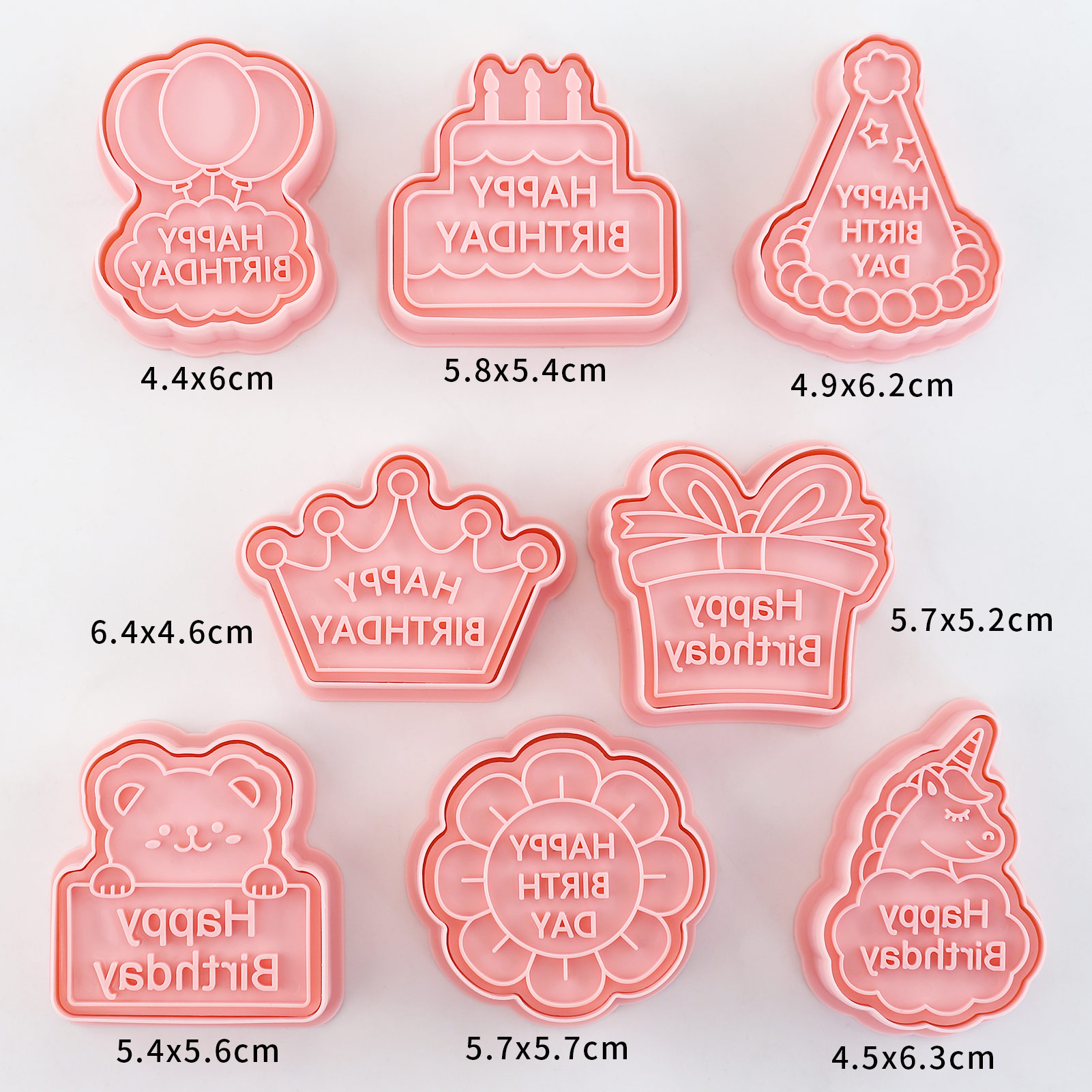 8 stks Gelukkige Verjaardag Co - Kitchen Baking Cookies recensie en prijs
