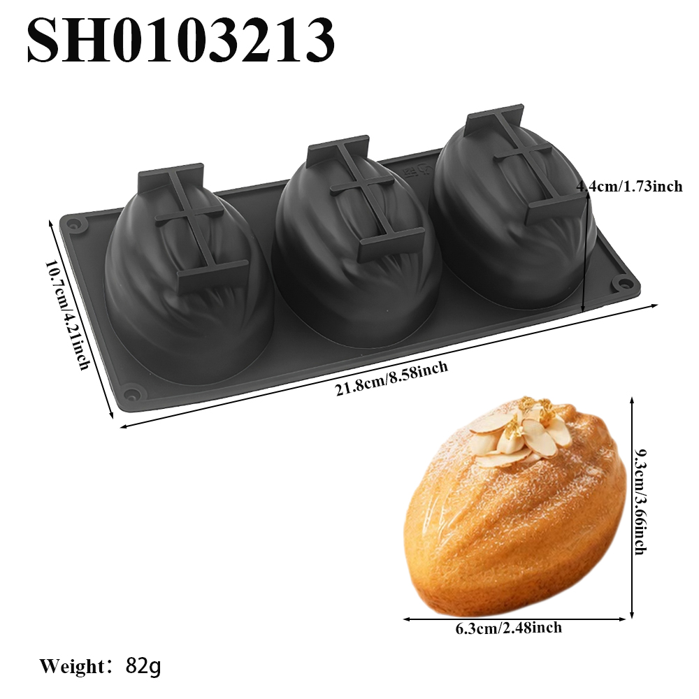 3 of 8-cellige amandelvormige  - Baking Kitchen Design recensie en prijs