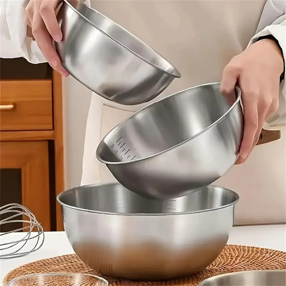 1-3-delige RVS kommenset met w - Kitchen Baking Scale recensie en prijs