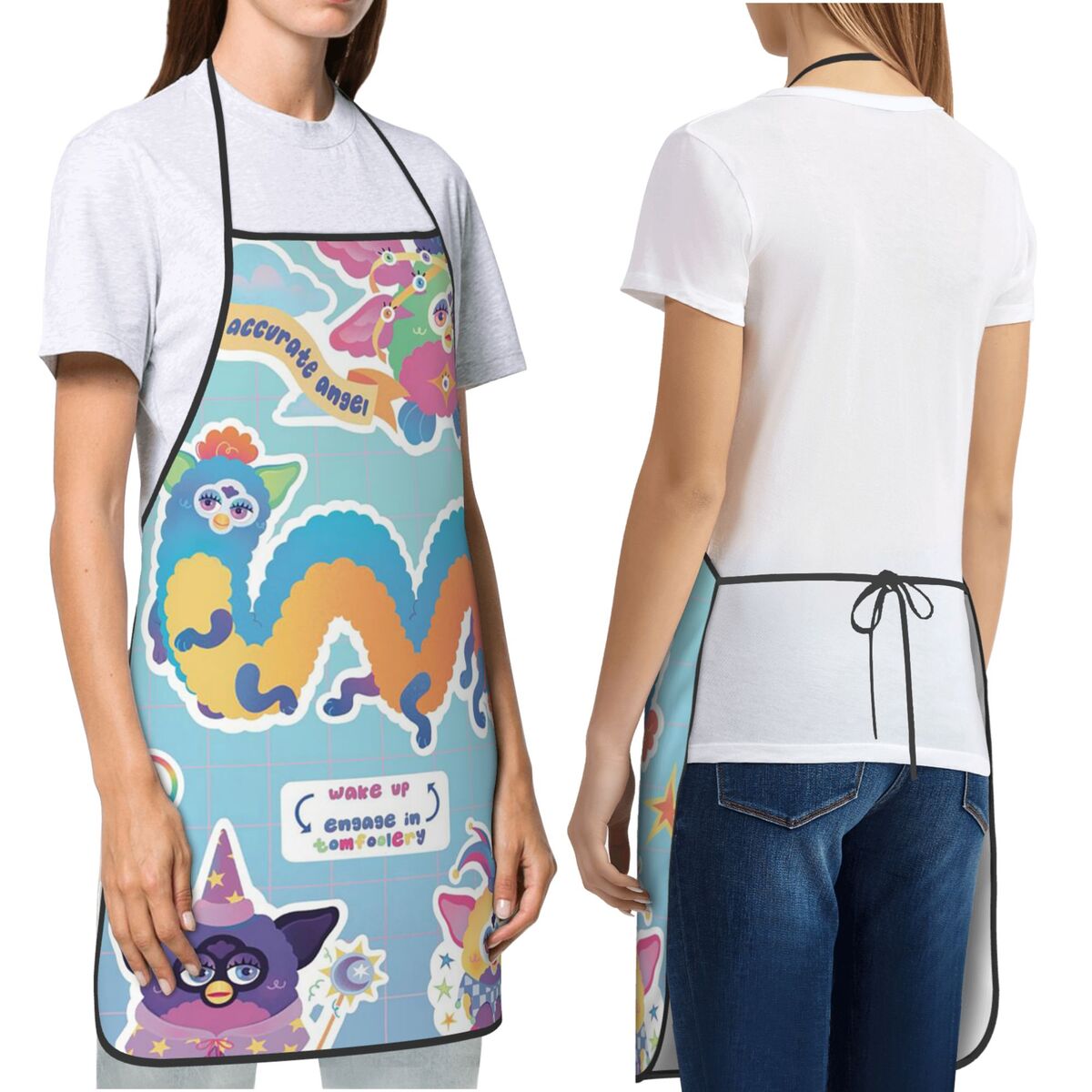 Nightmare Furby Cartoon Schort - Kitchen Nightmares Baking recensie en prijs