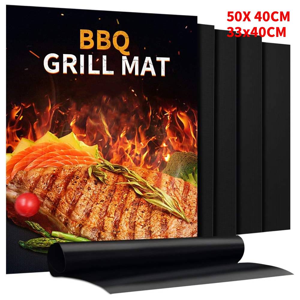1-10PCS BBQ Grill Mat Non-stic - Kitchen Baking Tray Organiser recensie en prijs