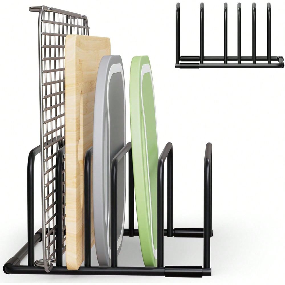 Zwart snijplankorganisatorrek  - Kitchen Baking Sheet Organizer recensie en prijs