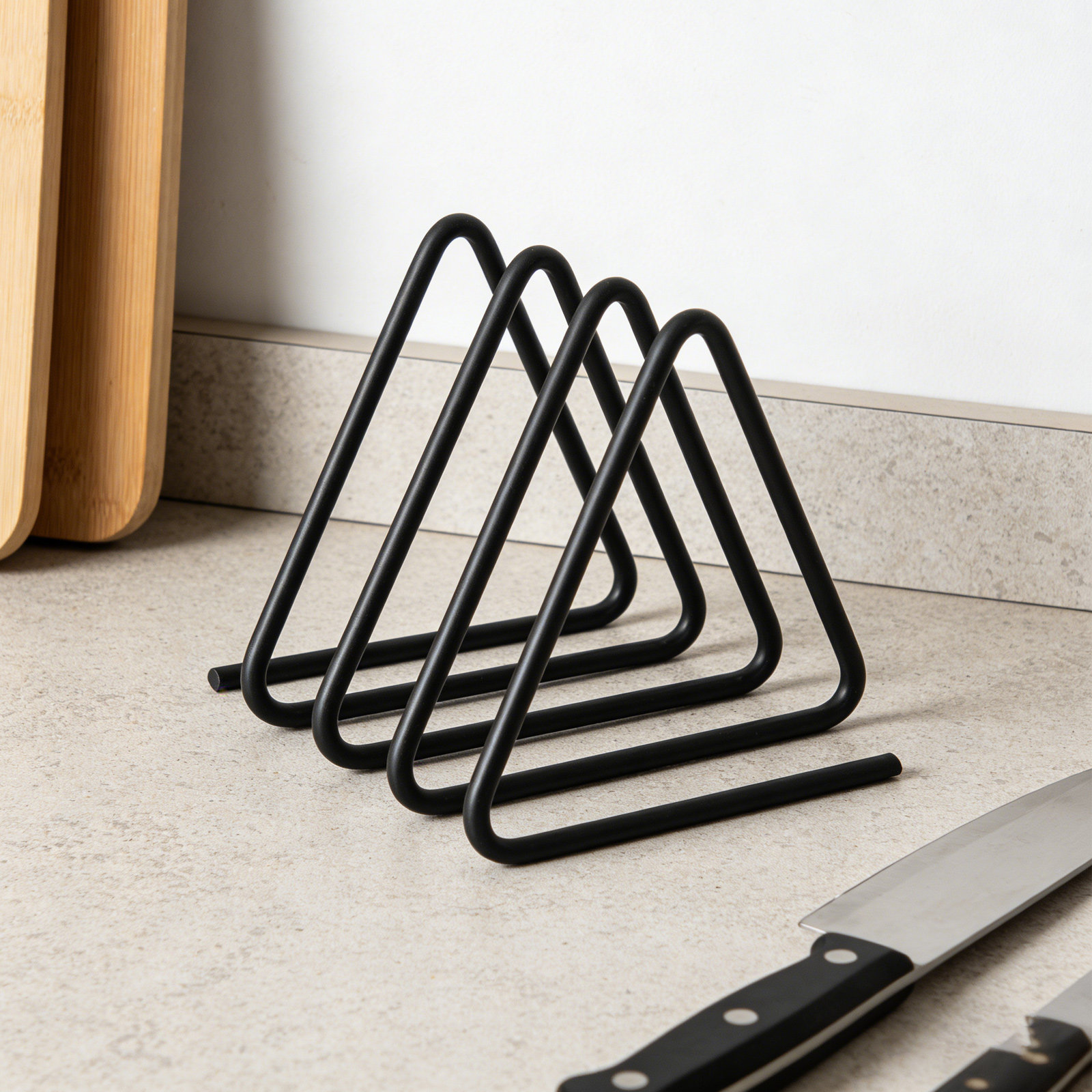 Driehoekig snijplankrek van zw - Kitchen Baking Sheet Organizer recensie en prijs