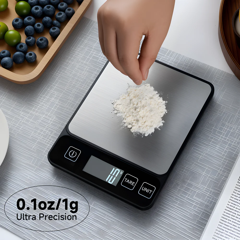 10kg keukenweegschaal LCD digi - Kitchen Baking Scale recensie en prijs