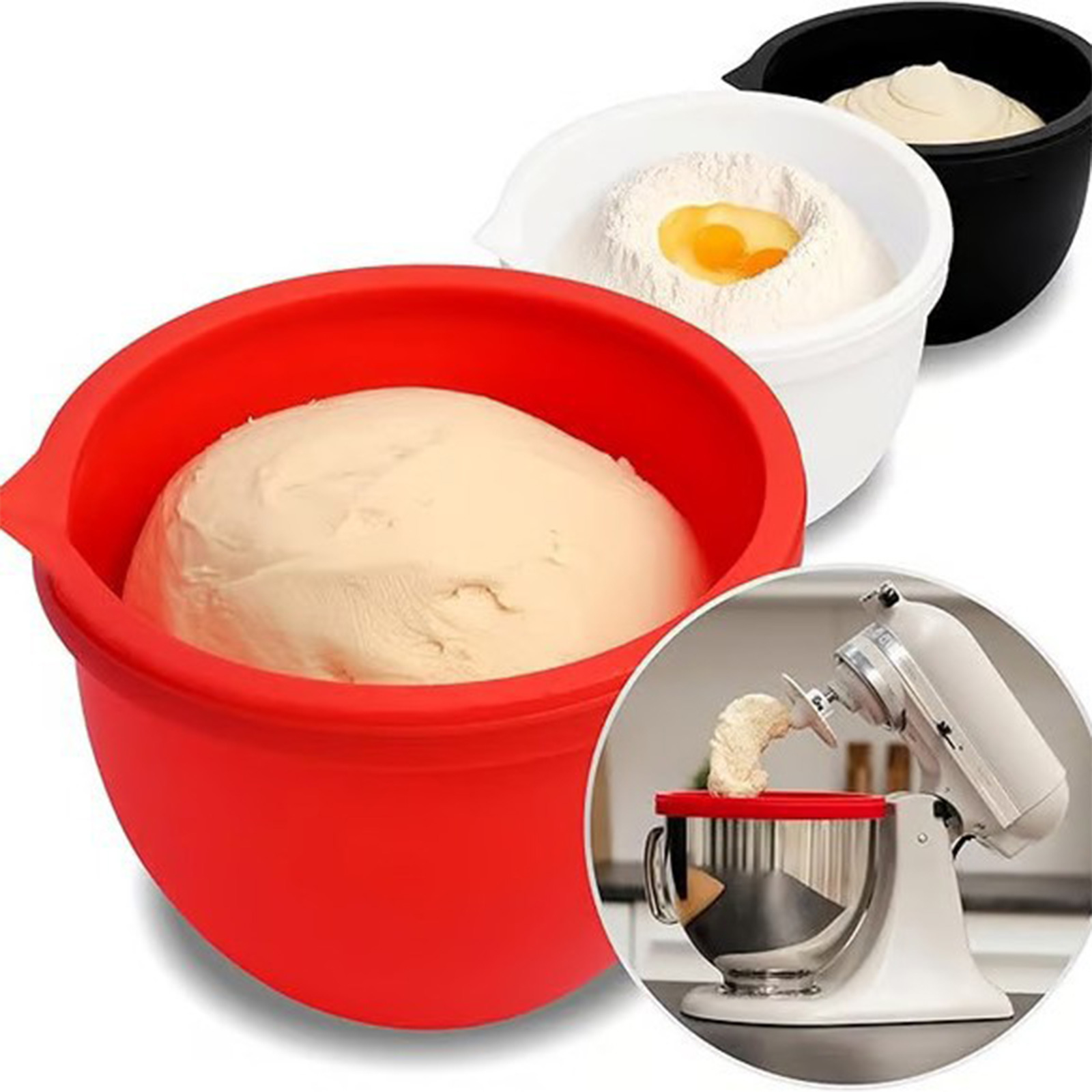 Siliconen voeringmixerbevestig - Kitchenaid Baking Bowl recensie en prijs